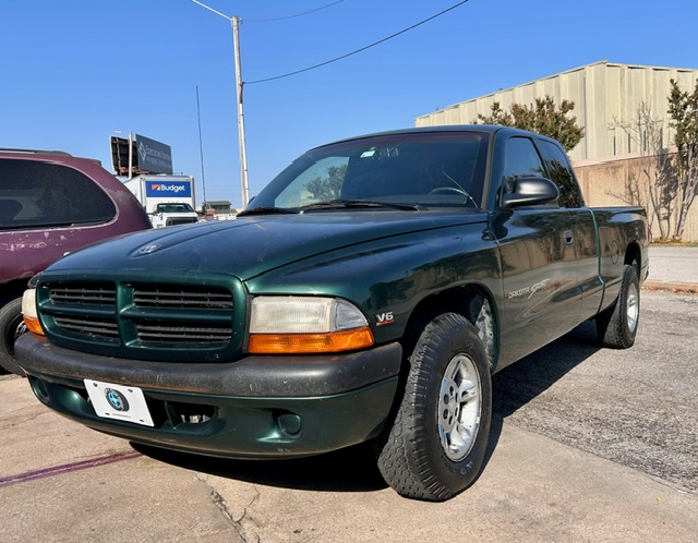 Green 1999 Dodge Dakota donation